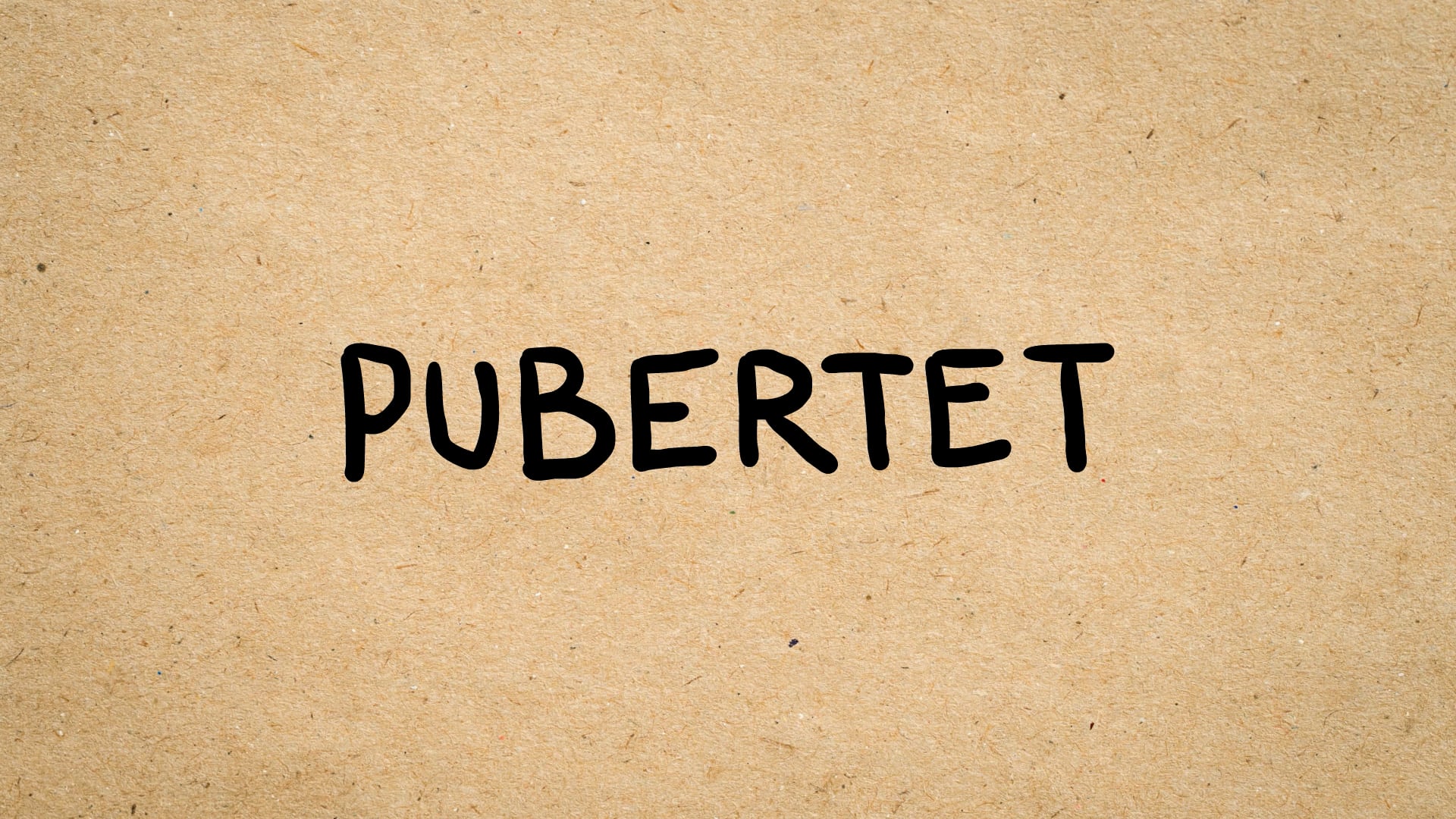 Pubertet