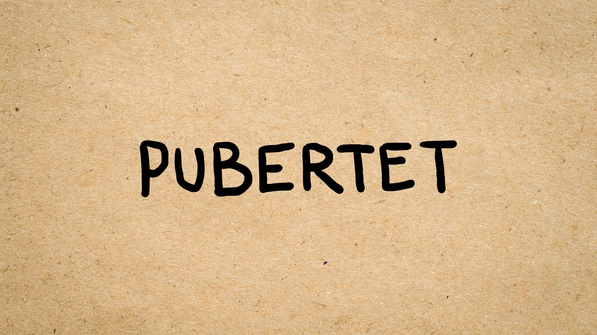 Pubertet
