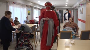 Dos patges reials a la residència Els Pins