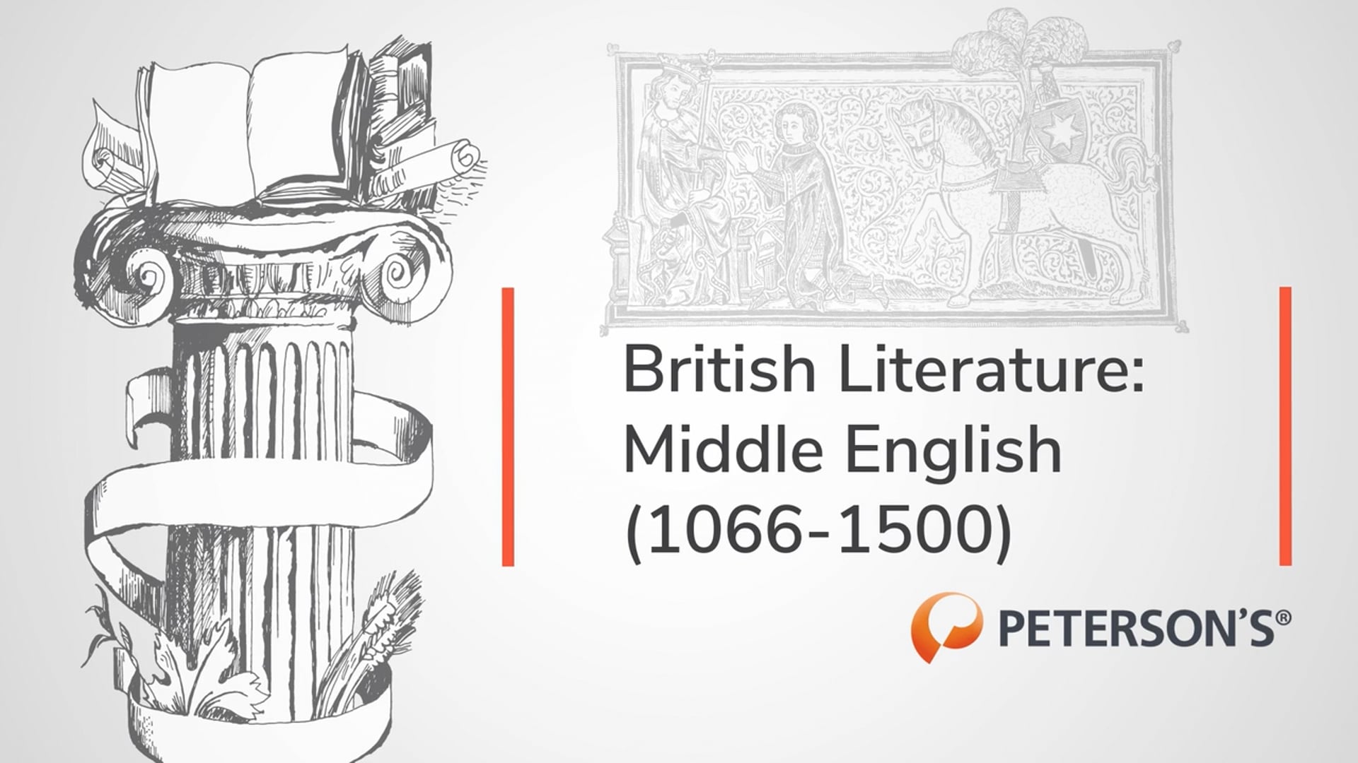 British Literature: Middle English (Petersons)