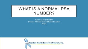 What is a Normal PSA Number?