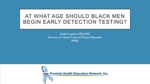 What Age Should Black Men Begin Screening?