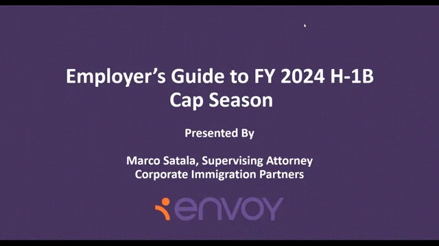 What Is the H-1B Visa? (2023) | Envoy Global