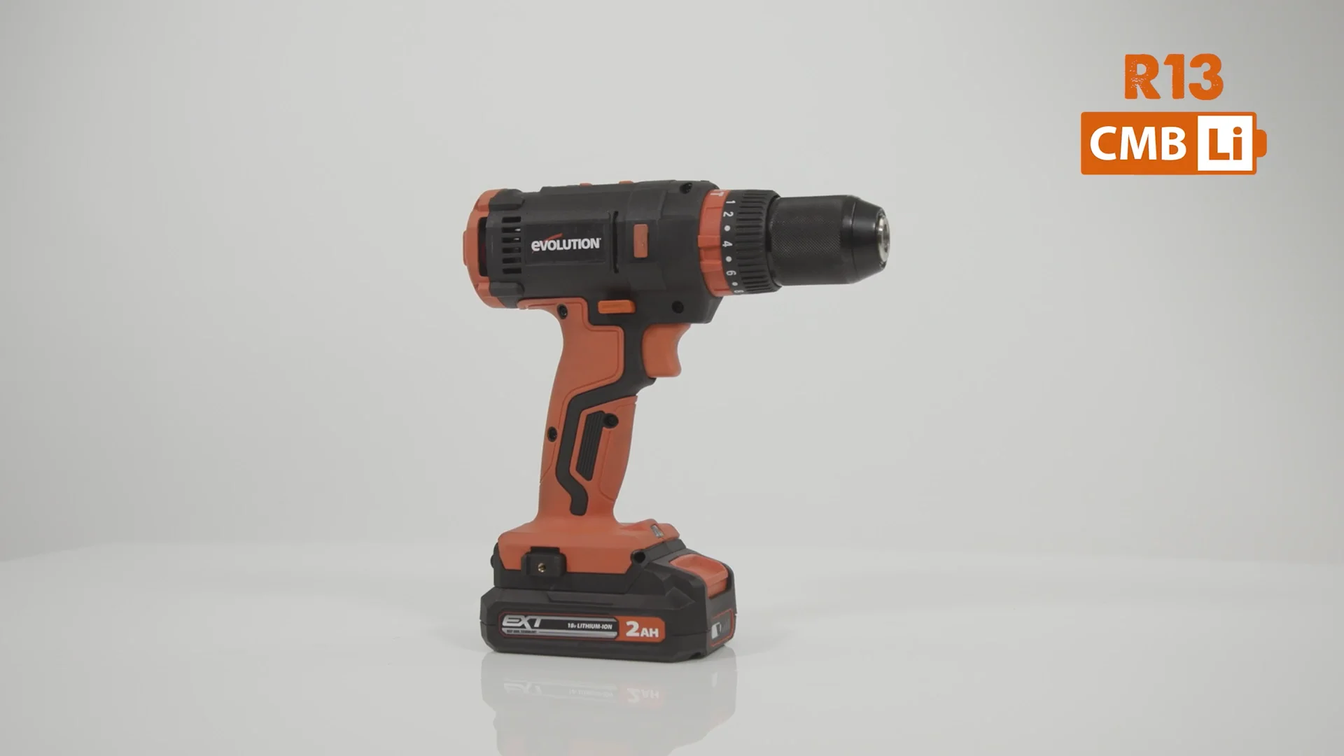 Evolution Cordless R13CMB-Li Combi Drill Driver 20V Li-Ion EXT
