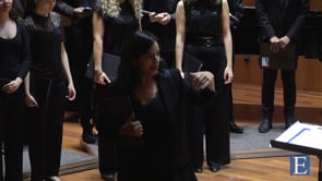 J. Sesé, S. Halsey y el Coro de la Escuela Reina Sofía: Nystedt – Immortal Bach