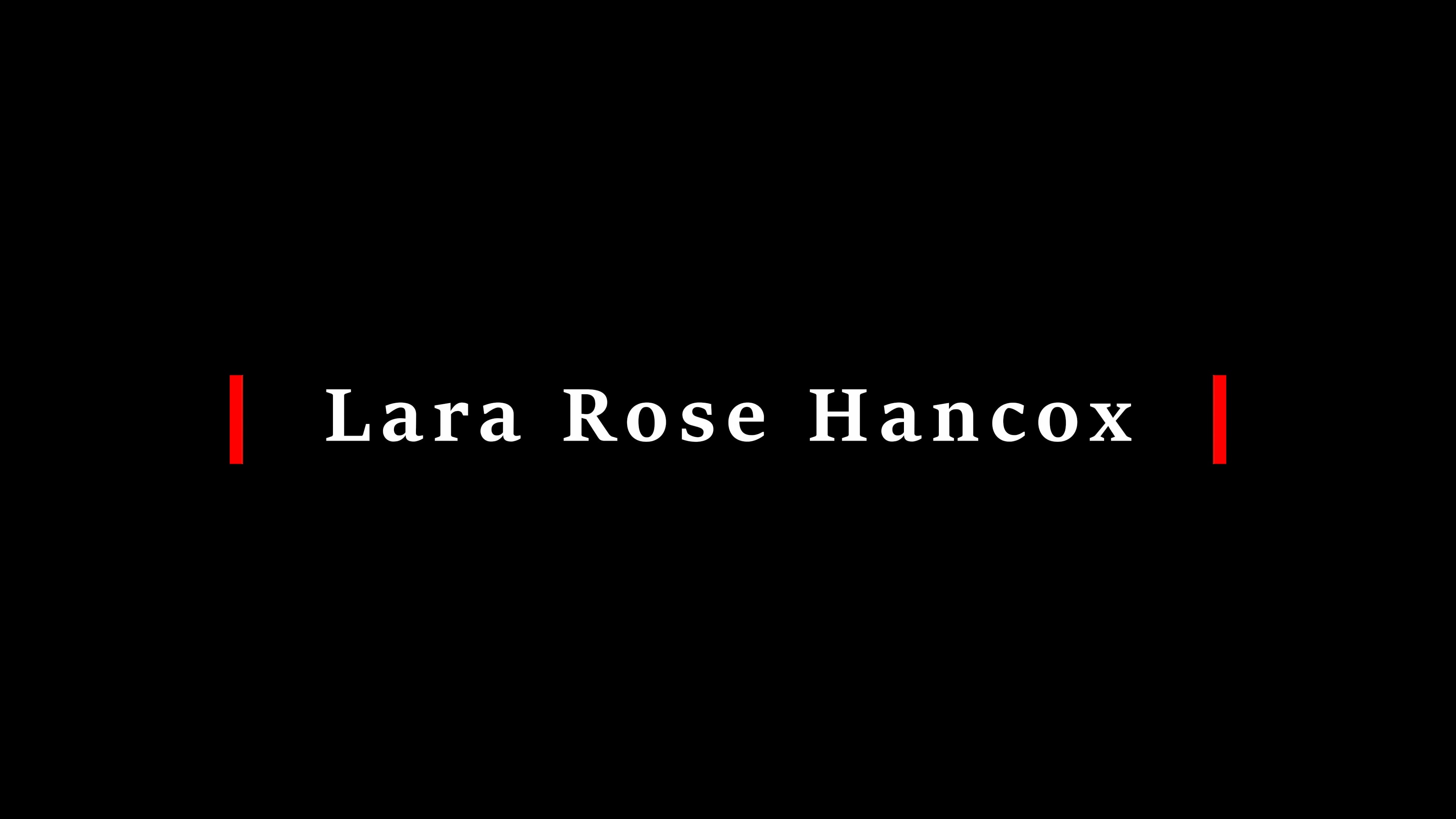 Lara Rose Hancox - Boys will be Boys Monlogue