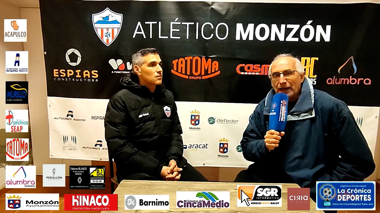 LA PREVIA / Monzón - Tamarite / J 16 / Cristian Abad (Entrenador At Monzón Alumbra) 3ª División