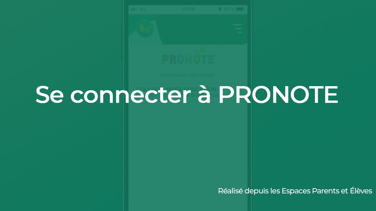 comment créer un compte pronote pour les parents