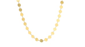 Italian 18kt Gold Over Sterling Mirror-Link Choker Necklace