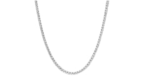 BTS & BLACKPINK★関税込★flan★Silver Color Tennis Necklace Buy J Francis Embellished with Zirconia by Swarovski 74 ctw
