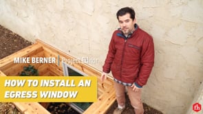 Egress Window Installation