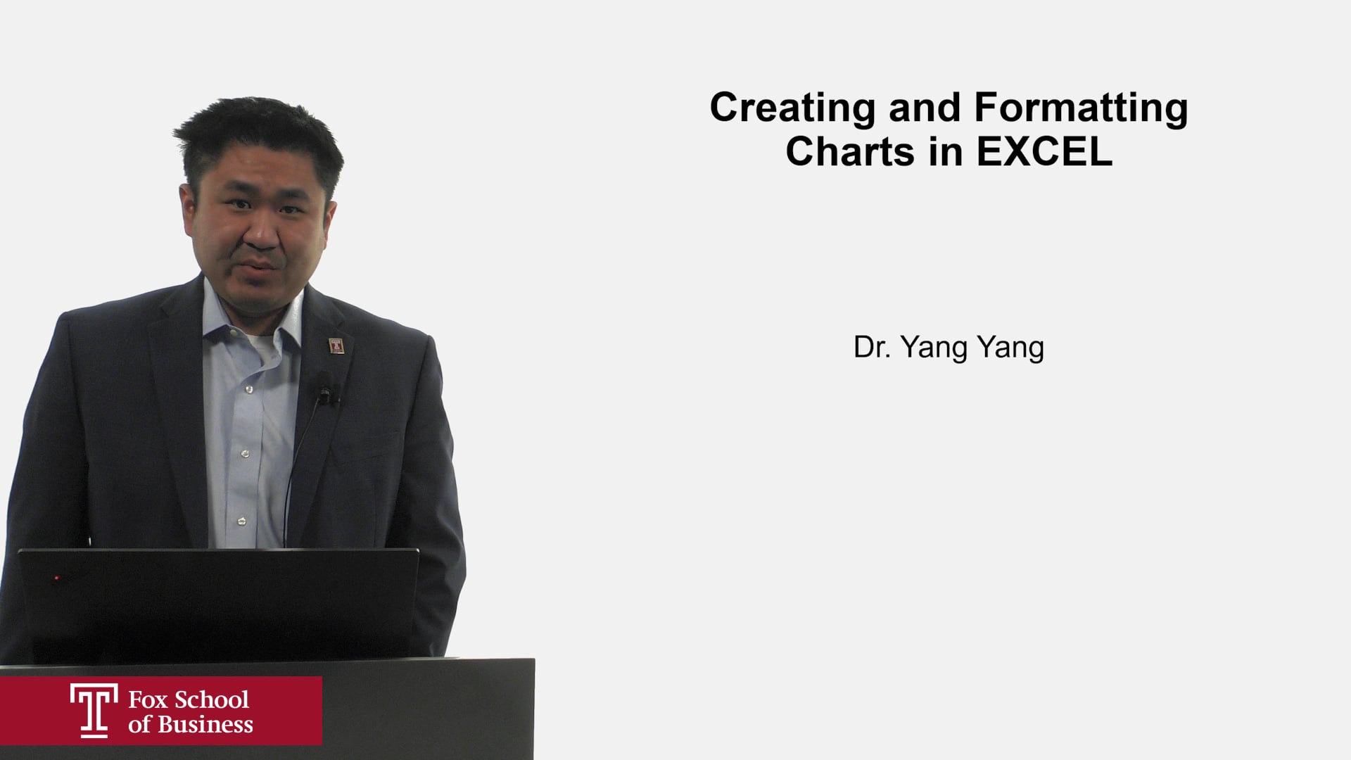 Creating and Formatting Charts in EXCEL