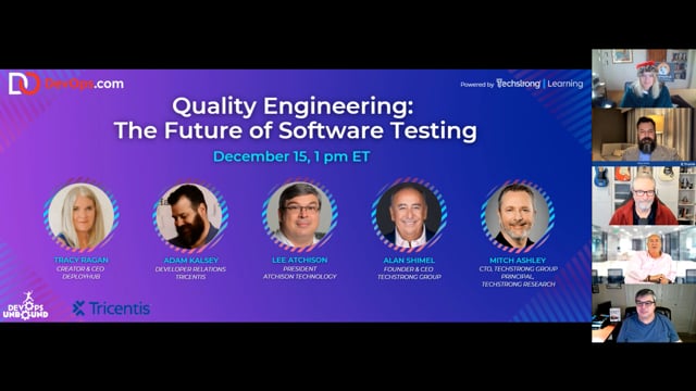 Quality Engineering: The Future of Software Testing - DevOps Unbound Roundtable
