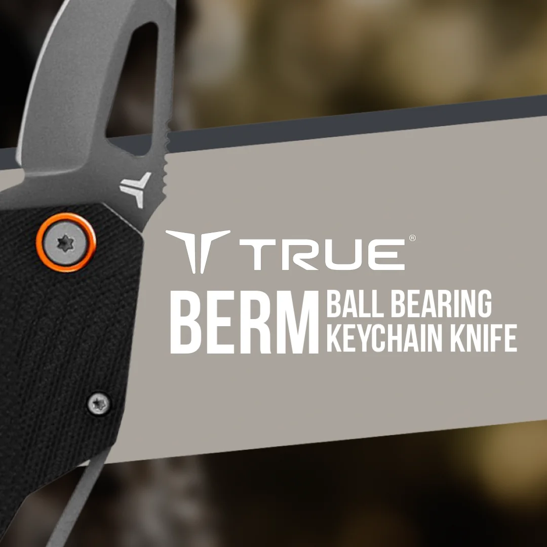 TRUE BERM Ball Bearing Keychain Knife 1x1 on Vimeo