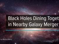 Newswise:Video Embedded alma-scientists-find-pair-of-black-holes-dining-together-in-nearby-galaxy-merger