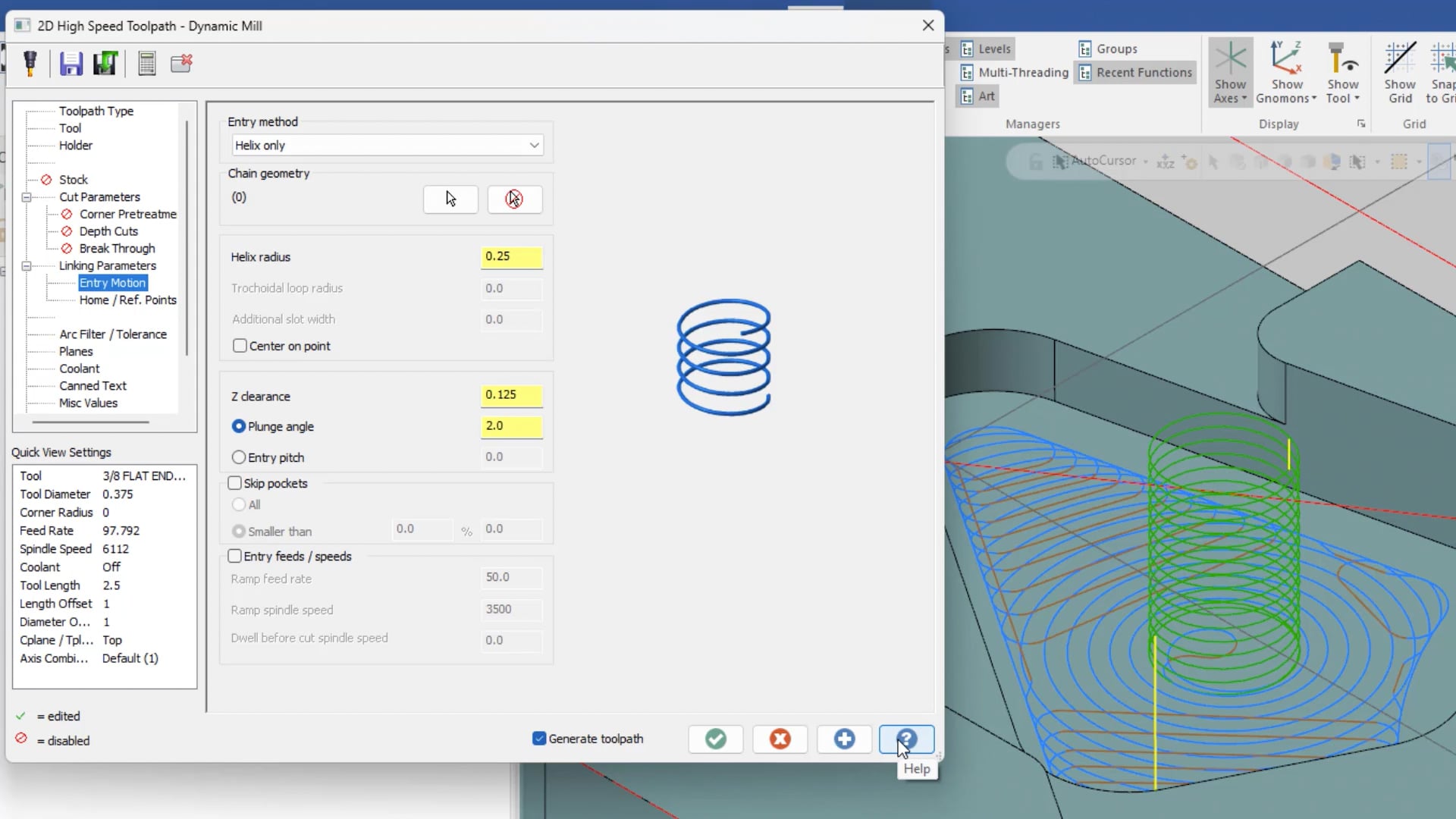 2D HST & Dynamic Toolpaths