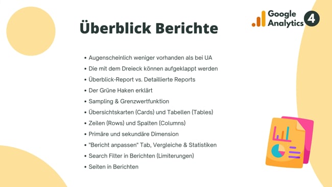 Überblick Berichte