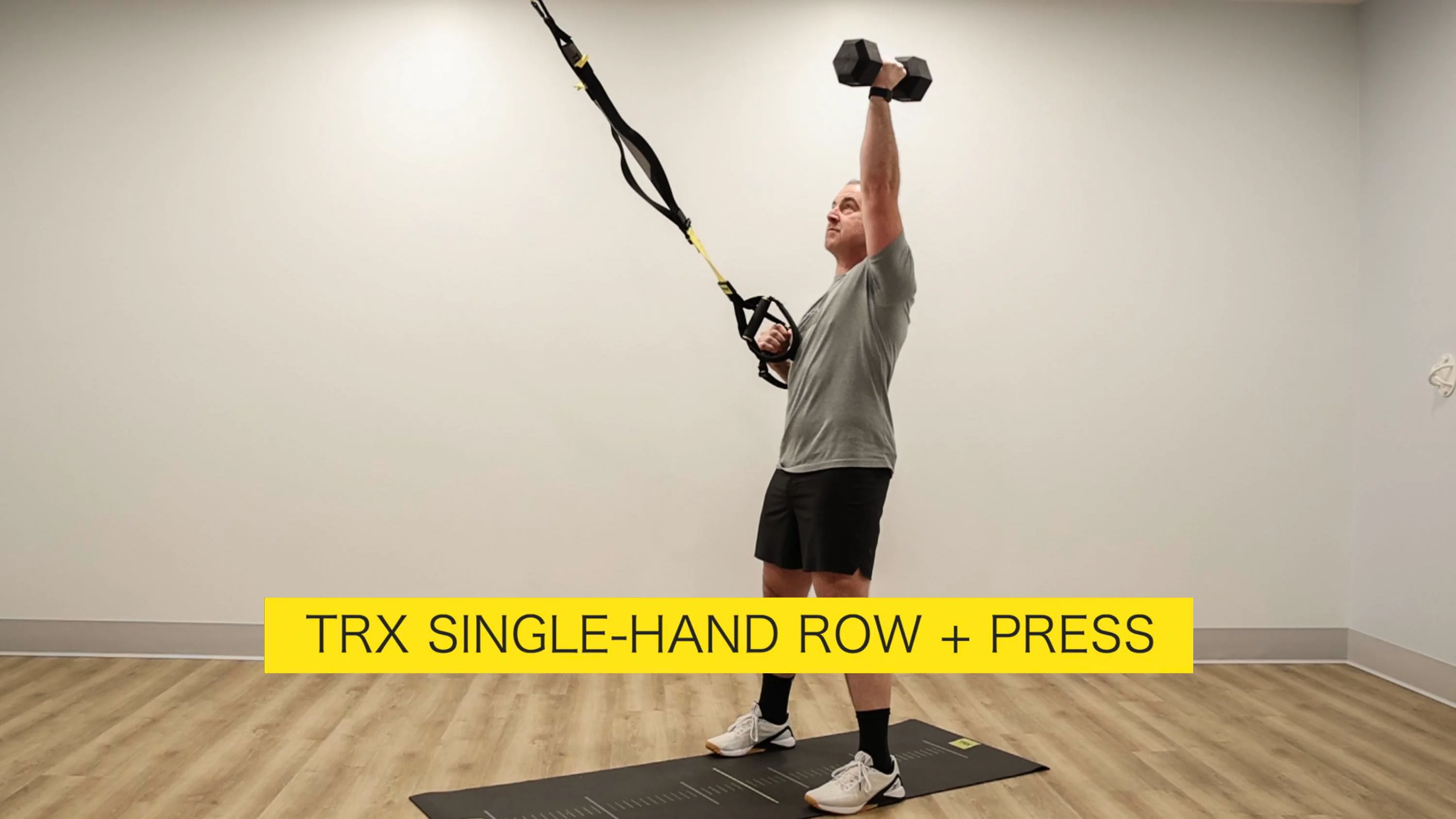 TRX Single Hand Row + Press