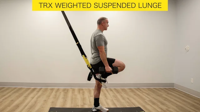 TRX Weighted Suspended Lunge