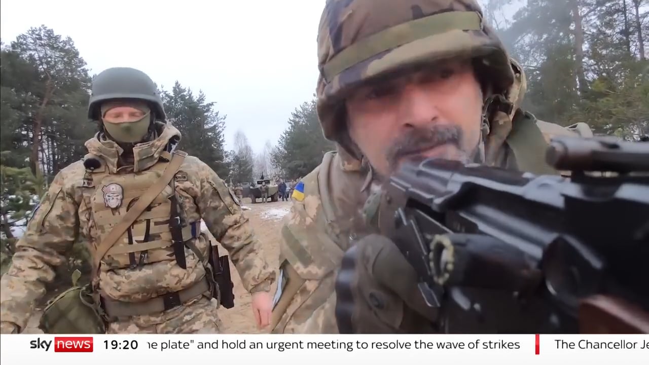 War in the Ukraine 2022 - Lyubeshiv - 29th December - Ukraine's 100th Brigade prepare for a new Russian invasion from Belarus
