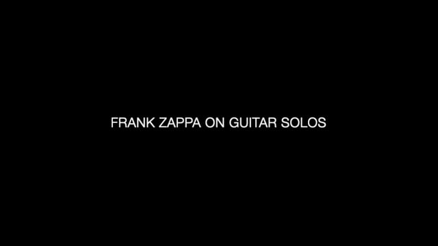 Frank Zappa — Guitar Solos