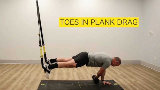 TRX Toes In Plank Drag