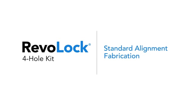 RevoLock 4-Loch-Bausatz - Standardausrichtung - Herstellung (17:15)