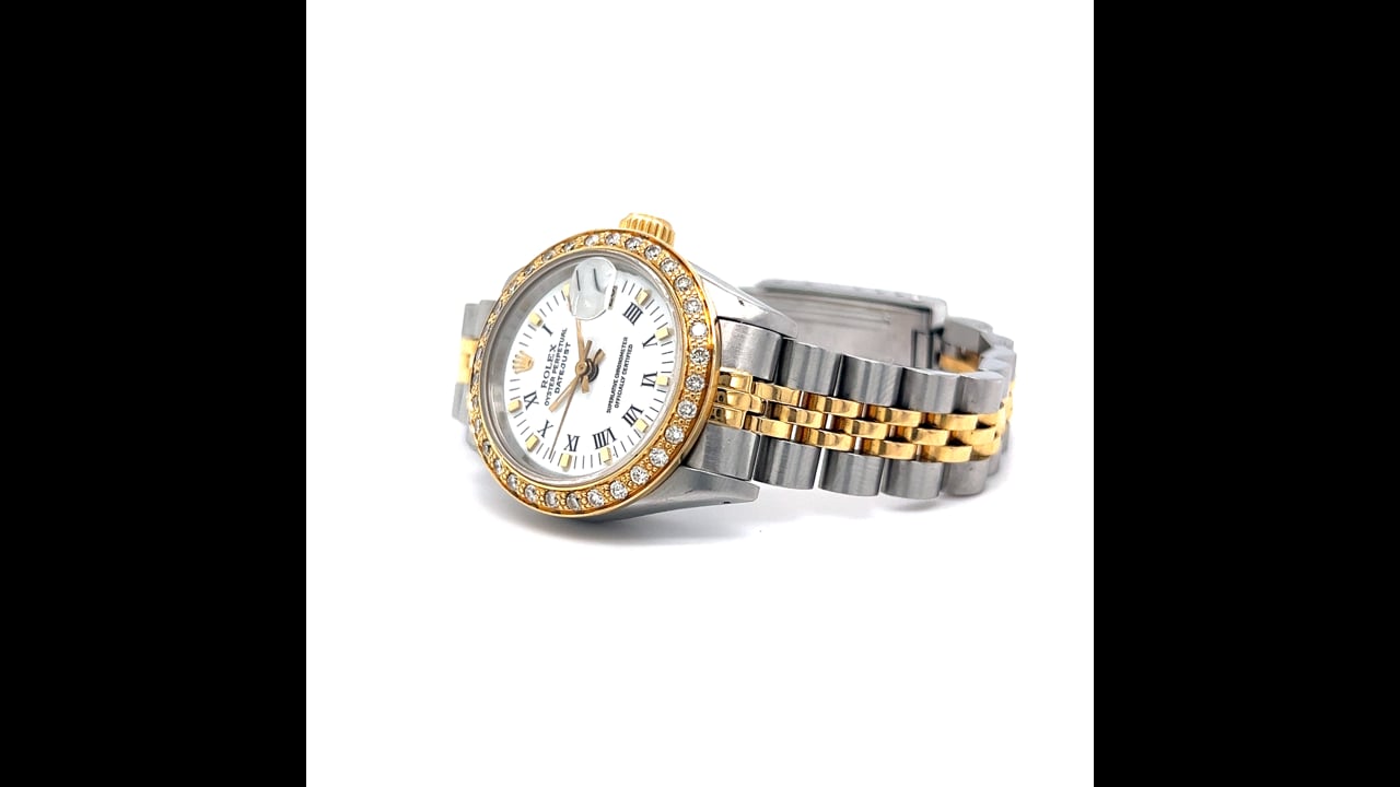 Rolex Two Tone 26mm Datejust Ref: 69173 in 18k & SS – Filigree