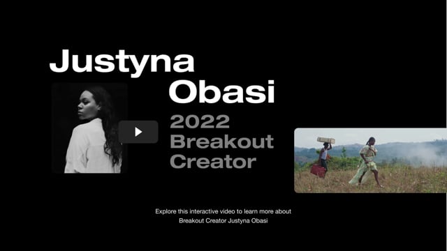 Justyna Obasi - Breakout Creator of 2022