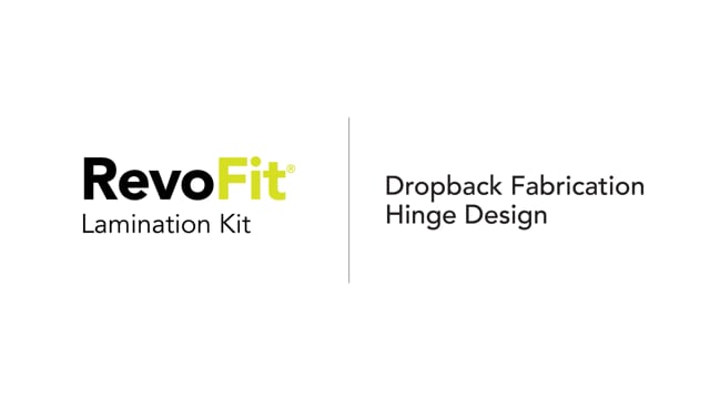 RevoFit Lamination Kit - Dropback-Herstellung - Scharnierdesign (11:07)