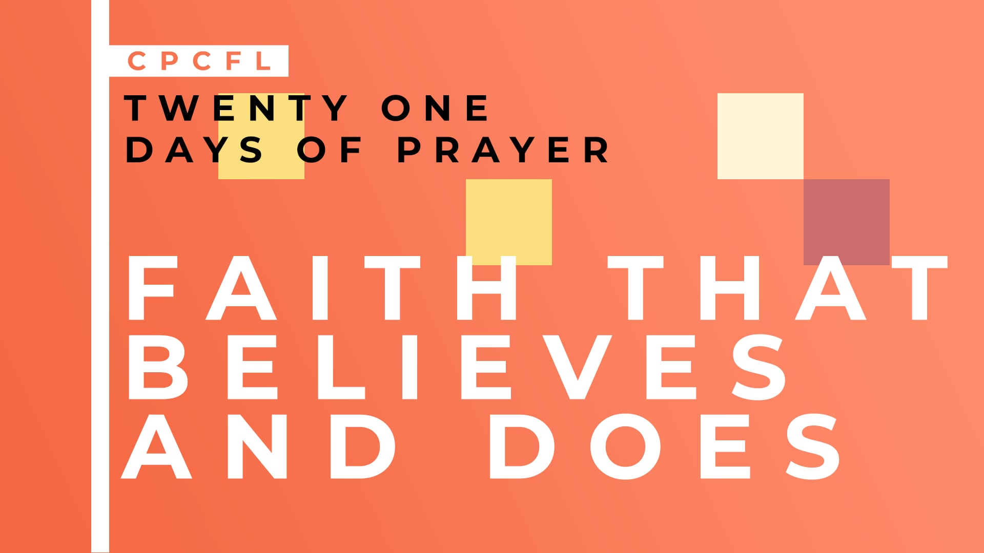 Day 5: Faith That Believes And Does (feat. Michael Castillo)