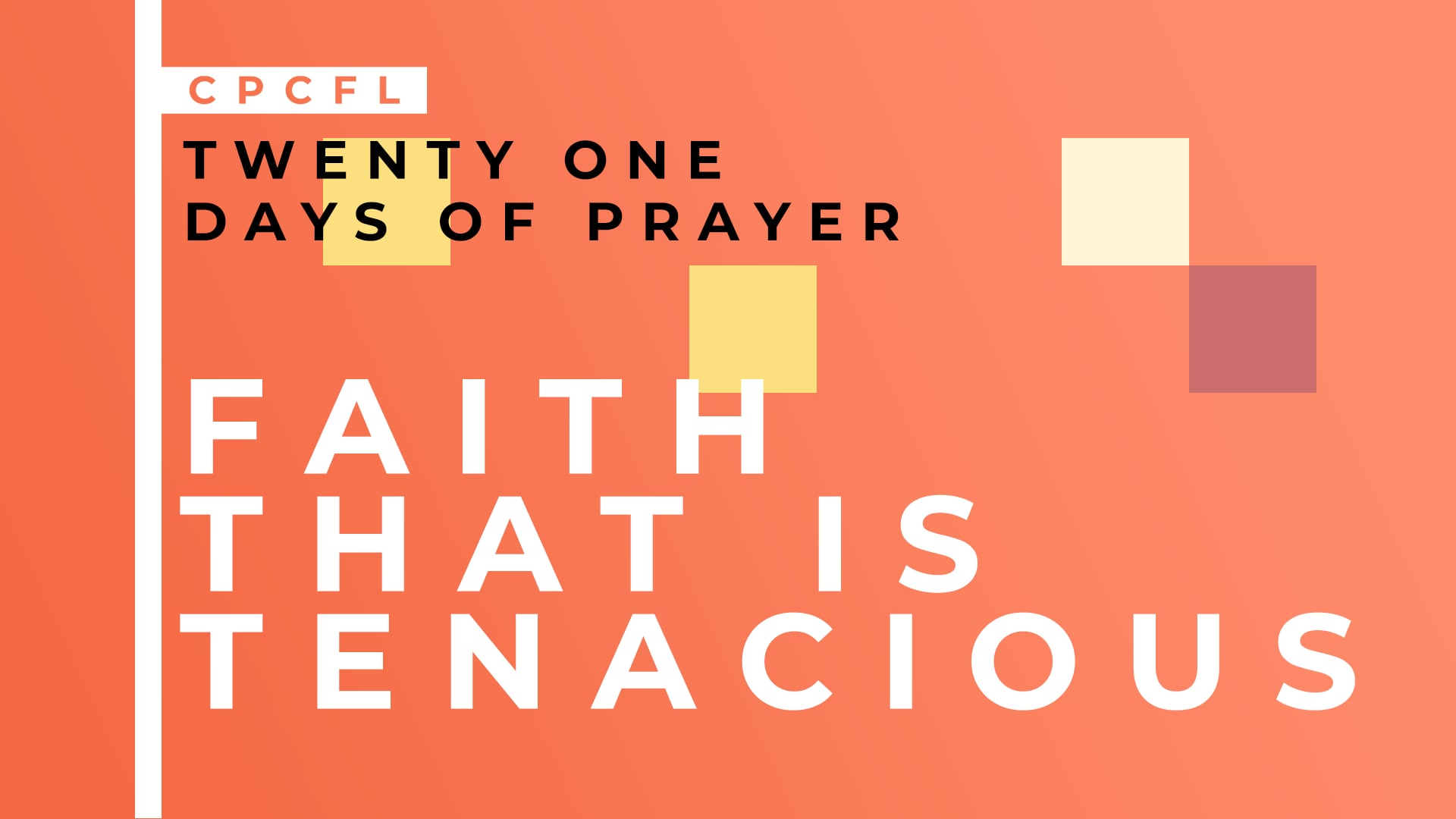 Day 6: Faith That Is Tenacious (feat. Jim Mowen)