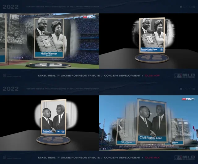 MLB honors Jackie Robinson with mixed reality segment during All