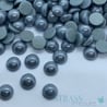 Cabochon Gris thermocollant en céramique - 3mm à 6mm