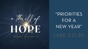 Priorities for a New Year