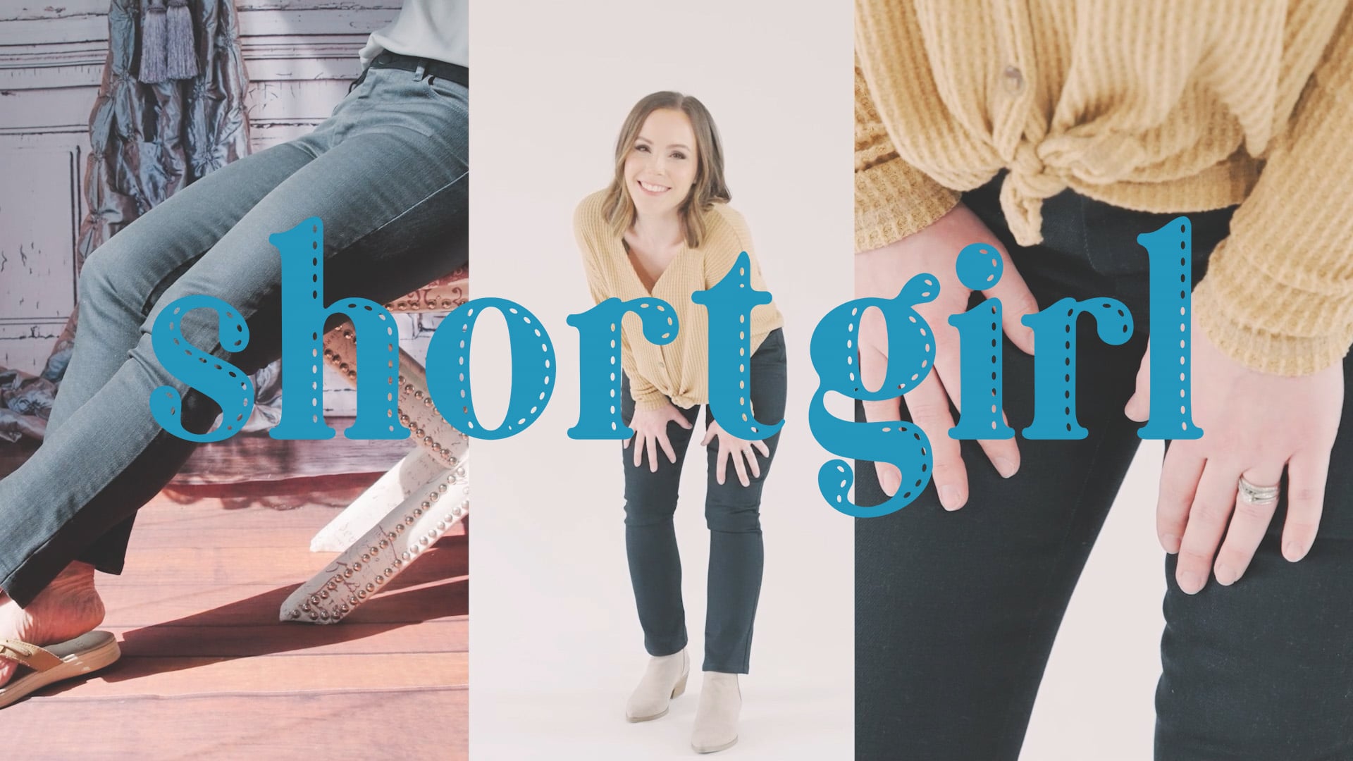 Short Girl Jeans Web Banner Video