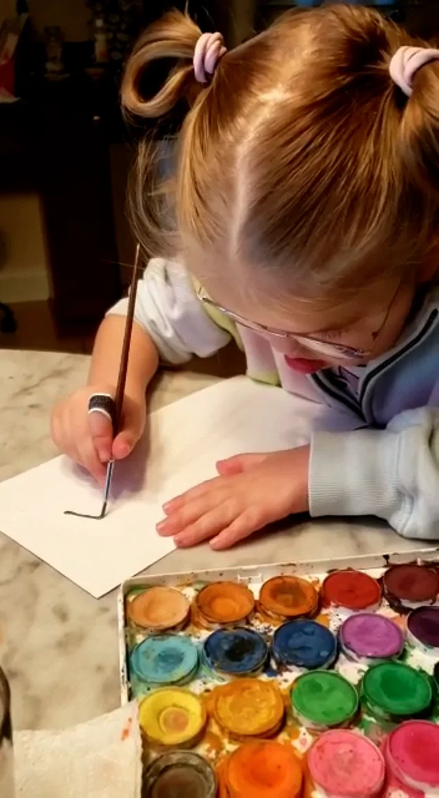 Watercolor Painting, Art for Kids