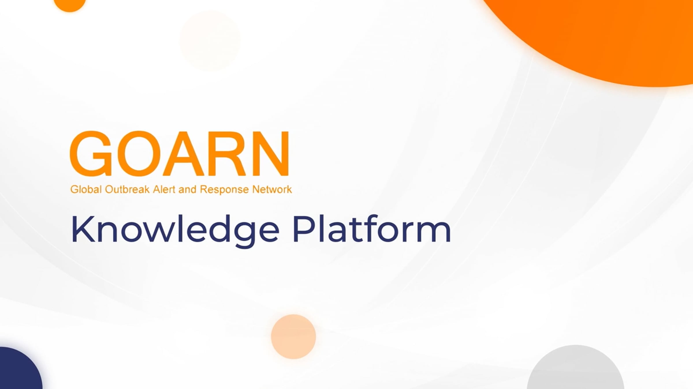 GOARN Knowledge Platform - users onboarding guide_Jan2023.mp4 | Videos ...