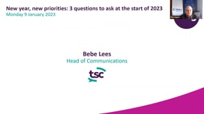Monday 9 January 2023 - New year, new priorities: 3 questions to ask at the start of 2023