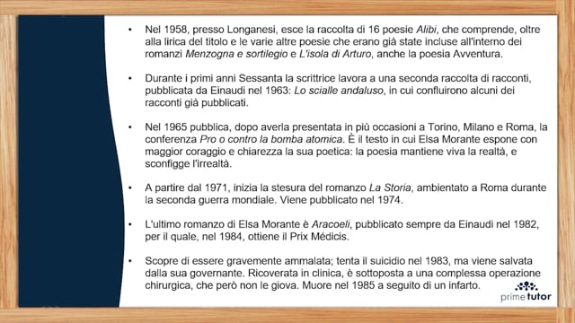 Icona lezione ITA_069	Elsa Morante