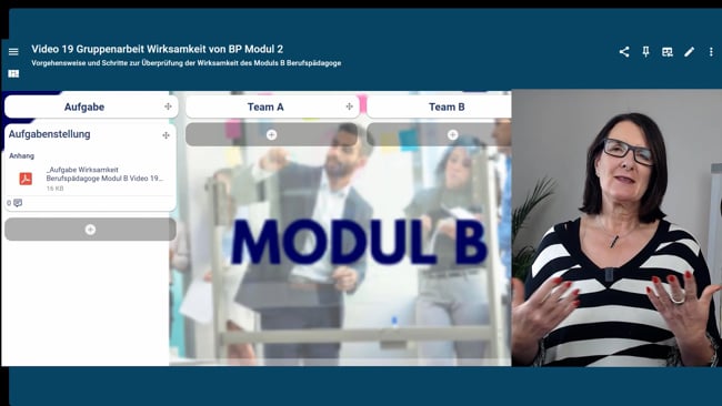 19 - Gruppenaufgabe: Wie würdet ihr die Wirksamkeit prüfen?