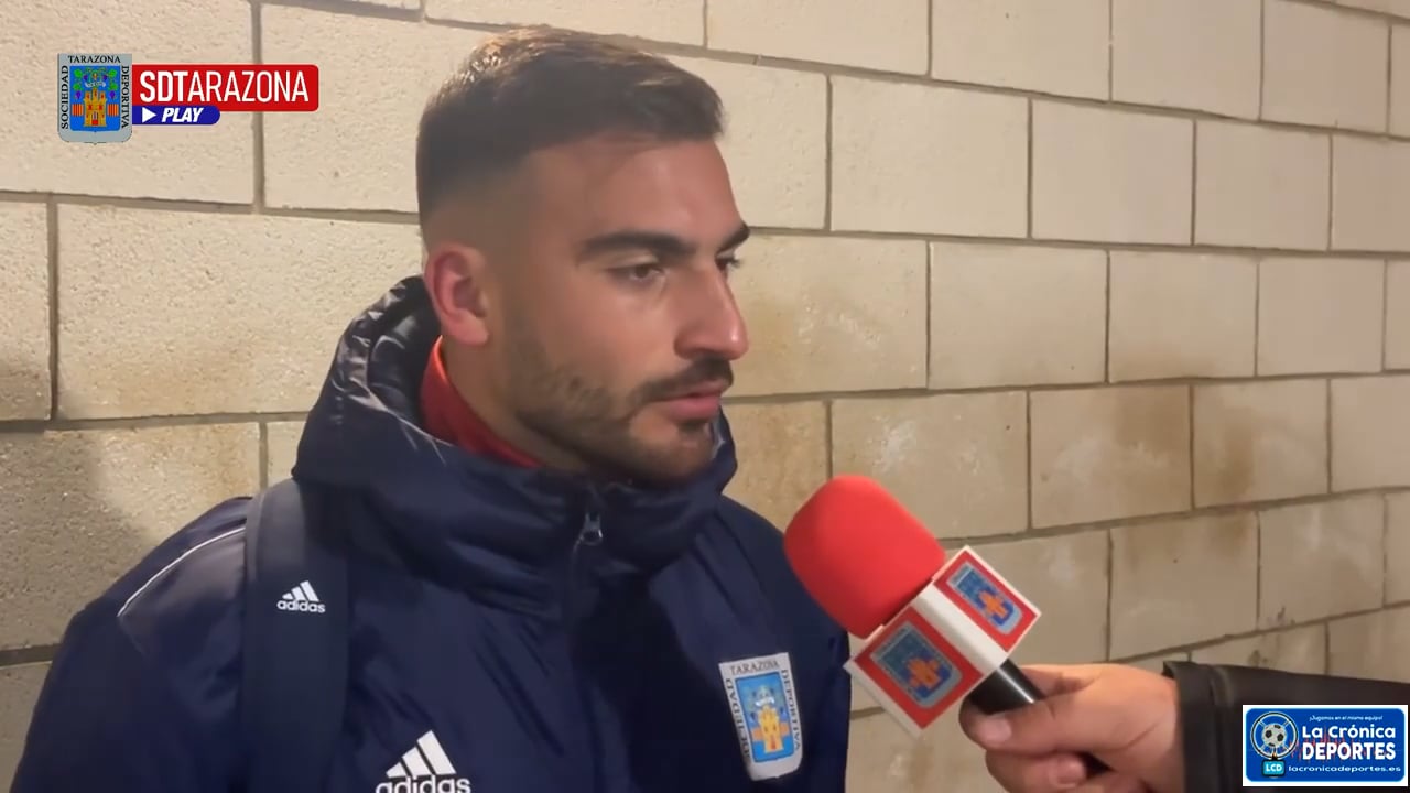 TONI FRAU (Jugador Tarazona) Racing Rioja 2-0 SD Tarazona / Jornada 16 / 2ª RFEF - Grupo 2 / Fuente: SD Tarazona