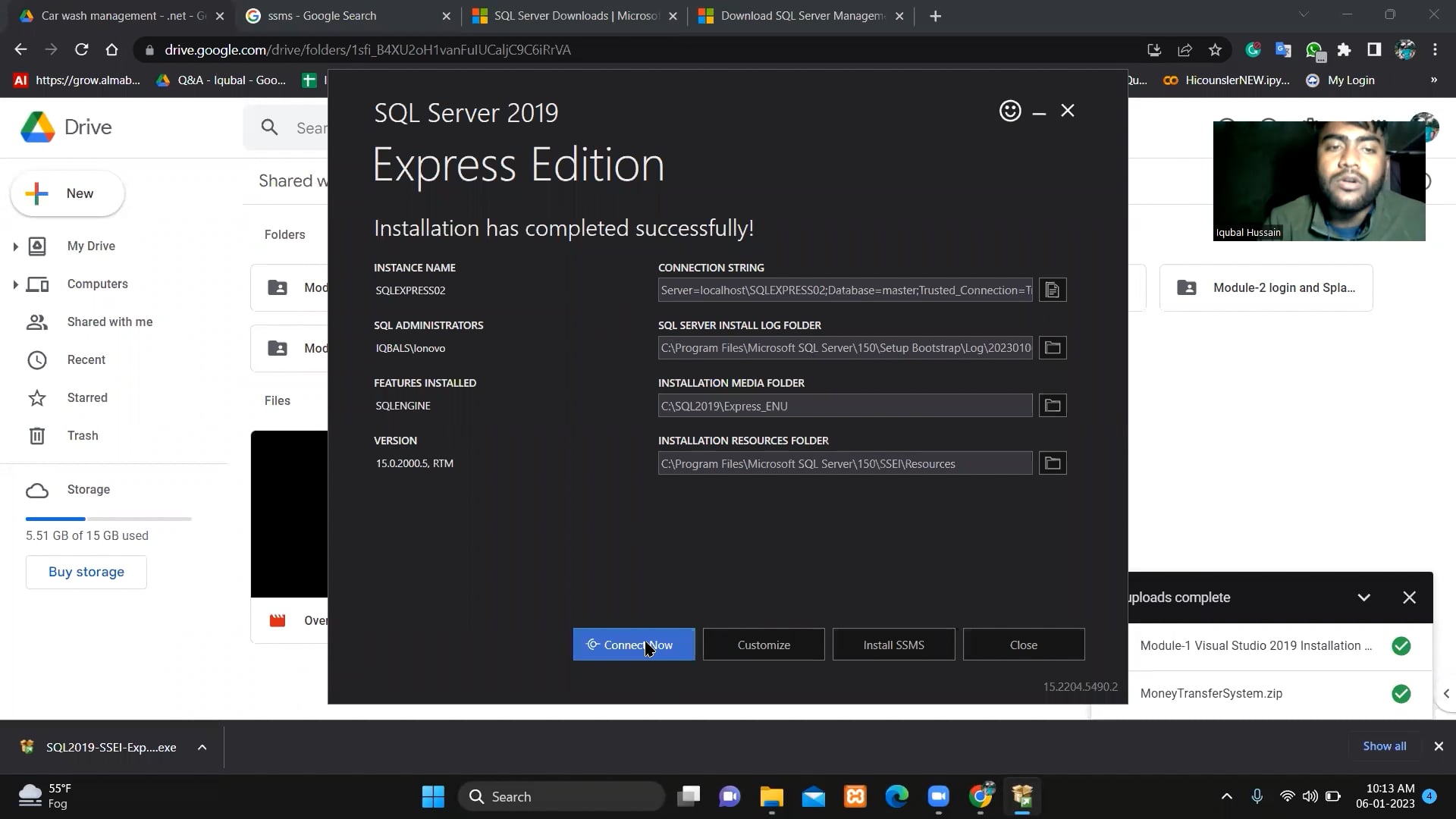 Task 3 ssms installation on vimeo