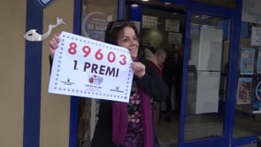 89603, 1r Premi de la Loteria del Nen, venut a l'Escala