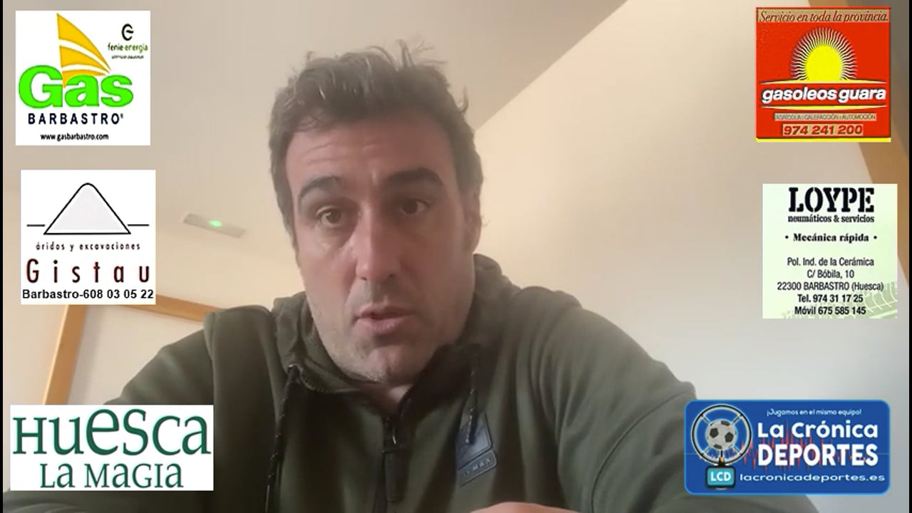 LUÍS LEAL (Nuevo Entrenador La Almunia) CD Caspe 1-1 CD La Almunia / Jornada 16 / 3ª División