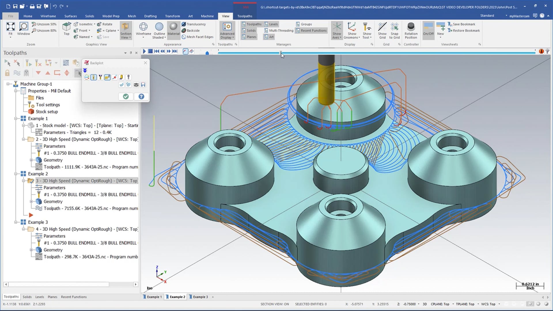 3D Mill Roughing Toolpaths