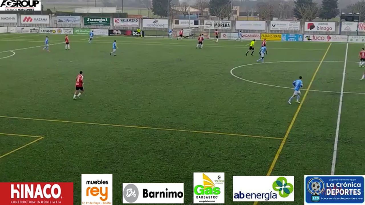 (RESUMEN) CD Binéfar 1-0 Calamocha / J 16 / 3ª  División