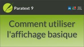 Comment utiliser l'affichage basique