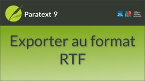 Exporter au format RTF