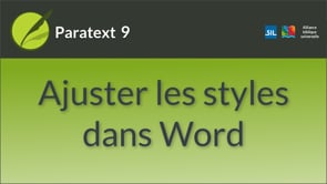 Ajuster les styles dans Word